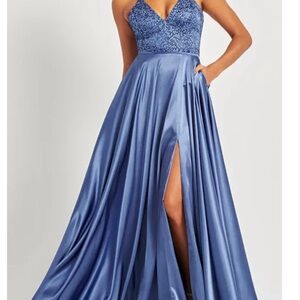 FAVIANA Prom Dress. Long Charmuese Dress size 0